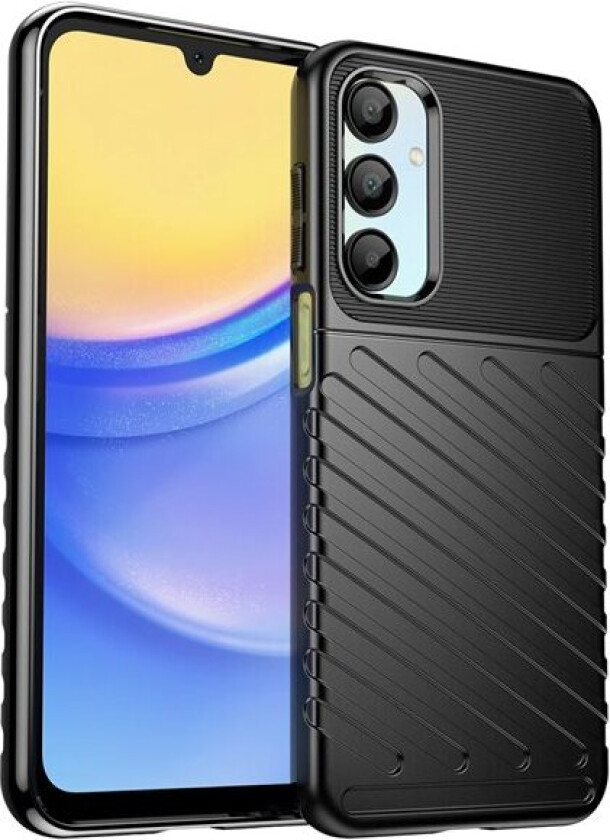 Svart Silikonskall for Samsung Galaxy A26 - Svart