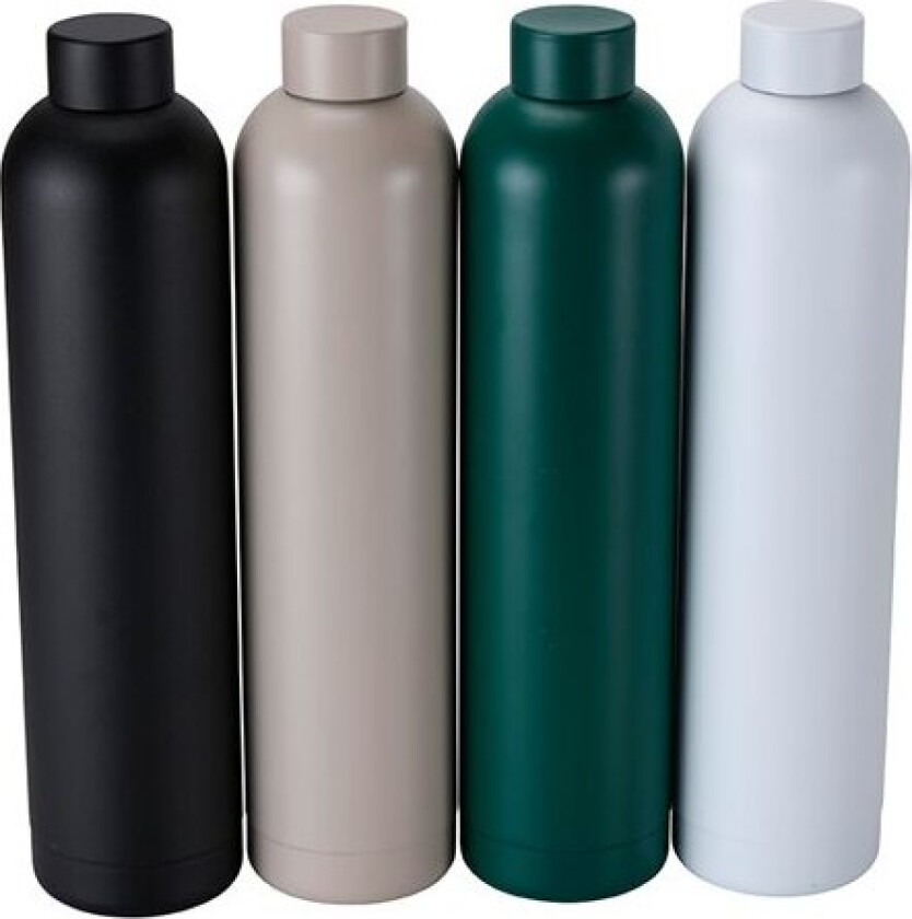 drikkeflaske i rustfritt stål 1 liter