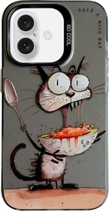 IPhone 16 bakdeksel - Eating Rat oljemaleri