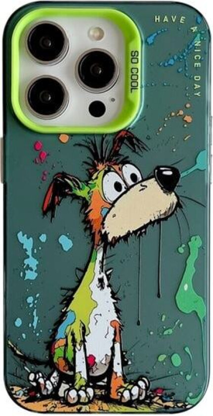 IPhone 16 Pro Max bakdeksel - Oljemaleri hund