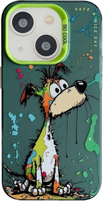 IPhone 15 bakdeksel - Oljemaleri Hund