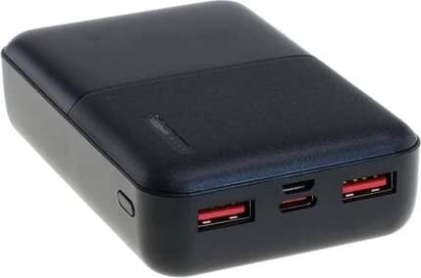 Powerbank 10000 mAh med 2xUSB og 1xUSBC