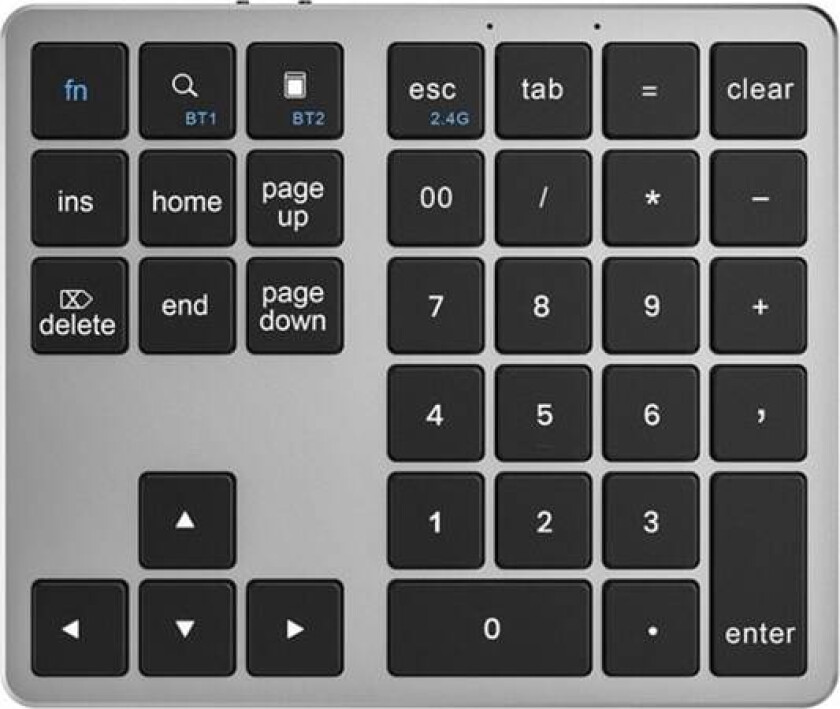 34-tasters numerisk Bluetooth-tastatur med lang batterilevetid
