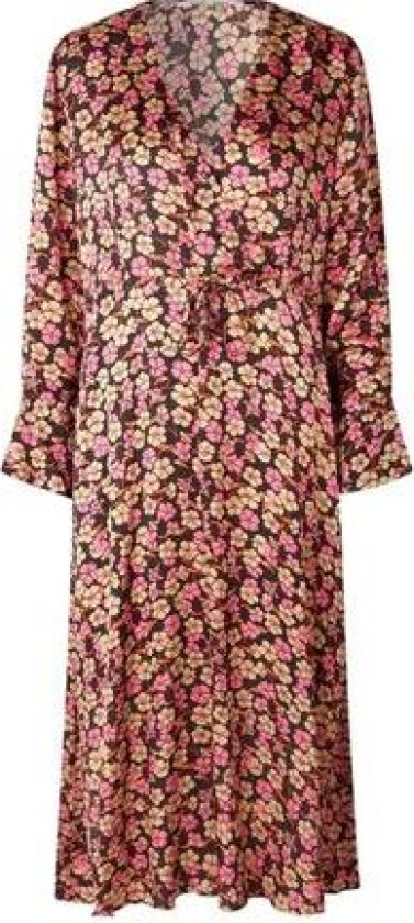 Victory V-Neck Dress - Camellia Rose S
