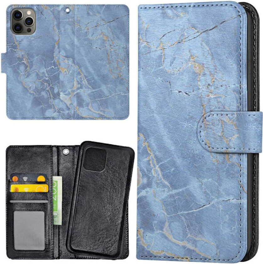 iPhone 13 Pro - Lommebok Deksel Marmor