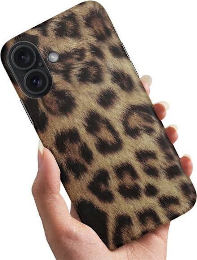 iPhone 16 - Deksel/Mobildeksel Leopard