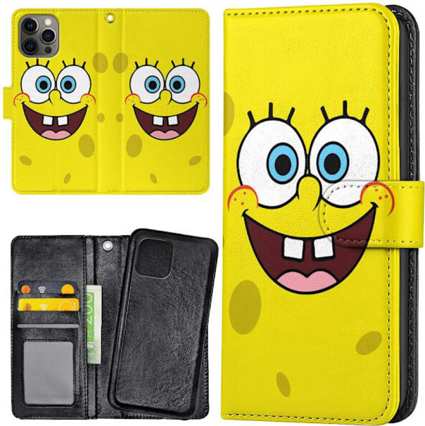iPhone 13 Pro - Lommebok Deksel Svampebob