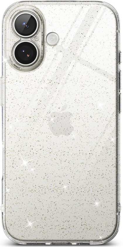 Air Deksel for iPhone 17 - Gjennomsiktig med glitter