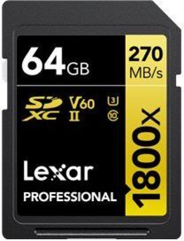 Professional Gold 1800x SD - 280MB/s - 64GB