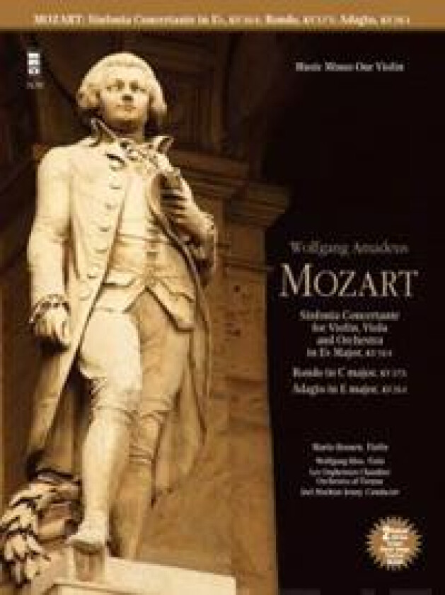 Mozart - Sinfonia Concertante in E-Flat, Kv364; Adagio in E; Rondo in C: Music Minus One Violin