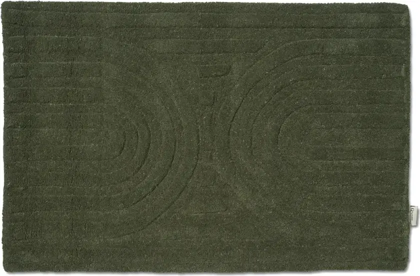 Curve dørmatte 60x90 cm Green