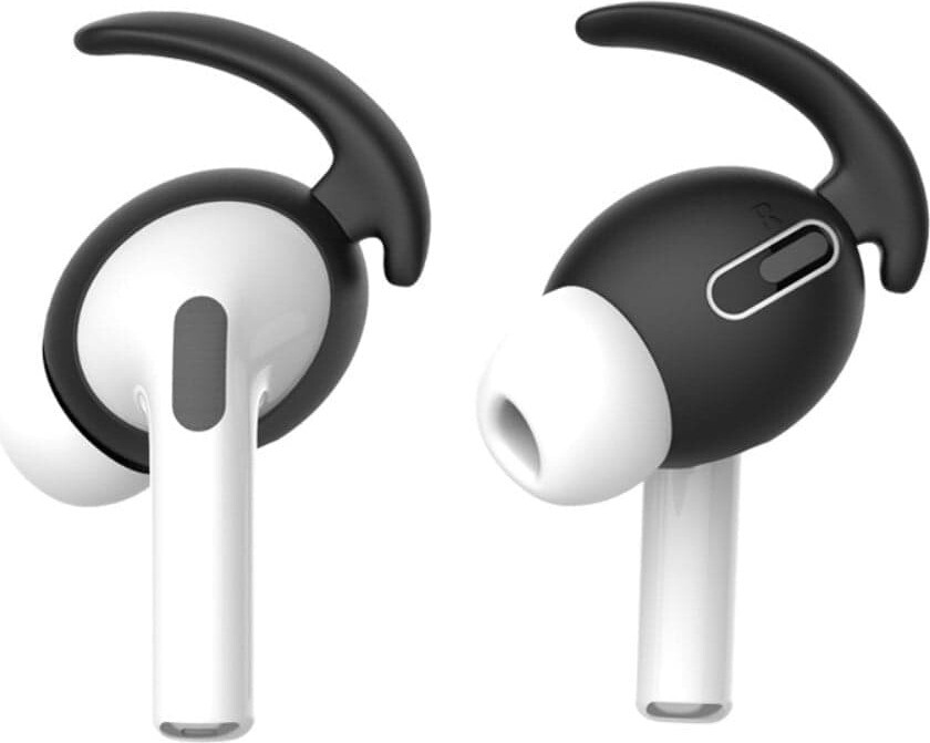 1 par AirPods Pro 2 silikondeksel - Svart