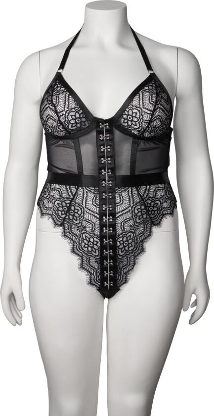 Moments Carmen Bunnløs Body - Svart - Plus size