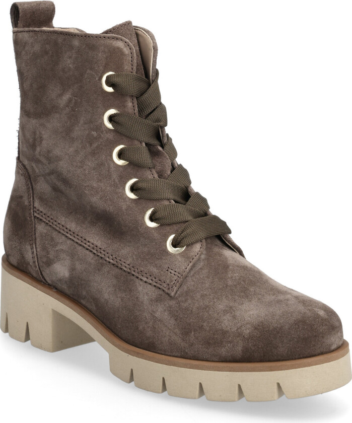 Laced Ankle Boot - Brown - 38