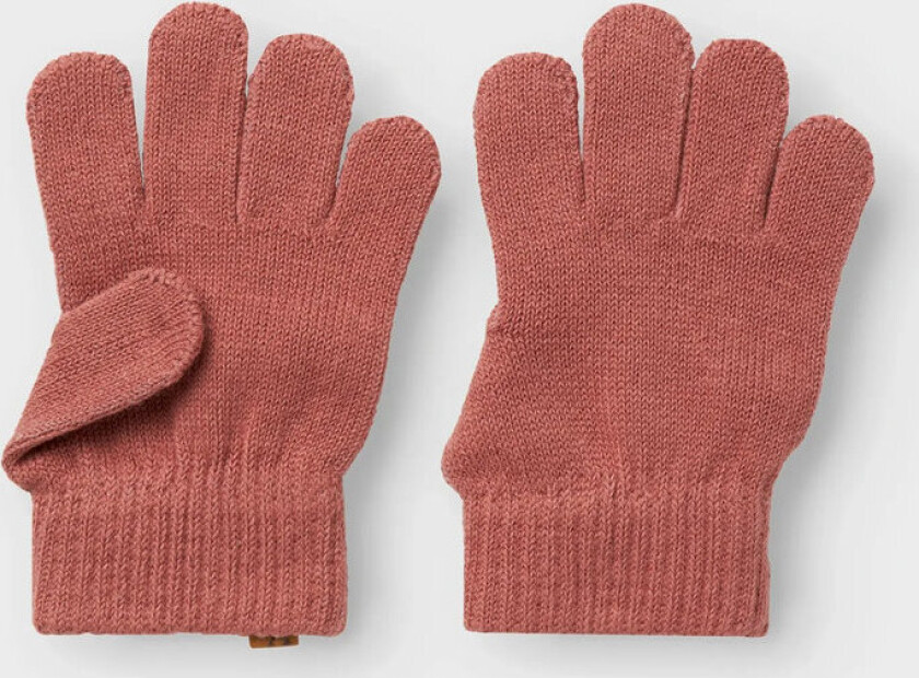 Bilde av Nmfnalu Knit Gloves1 Lil - Coral - 3