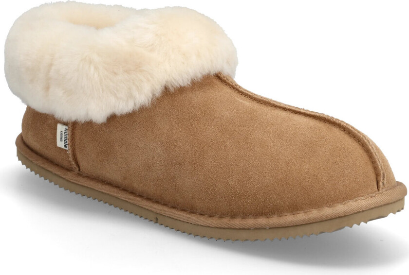 Hlenver Closed Ankle Slipper - Beige - 42