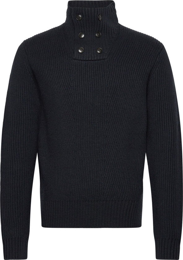 Peter Funnel Neck Wool Pullover
