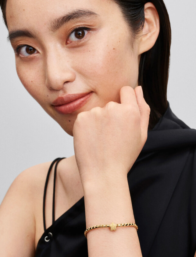 Textured Star 14K Gold-Plated Mini Charm - Gold - ONE SIZE