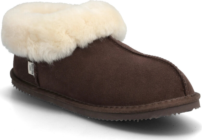 Hlenver Closed Ankle Slipper - Brown - 44