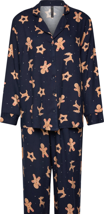 Pj Ls Vis Twill Ginger - Multi/patterned - S