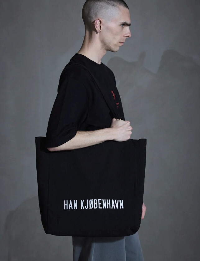 Logo Tote Bag - Black - ONE SIZE