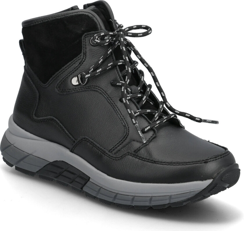 Rollingsoft Laced Ankle Boot - Black - 38