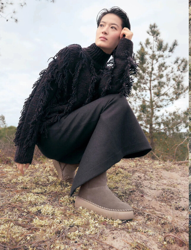 Ankle Boot, Warmlining - Brown - 38