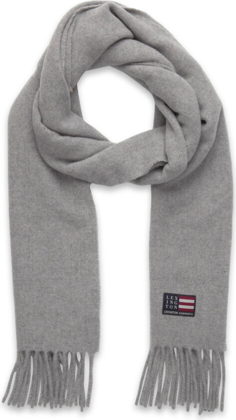 Recycled Wool Blend Scarf - Grey - ONE SIZE