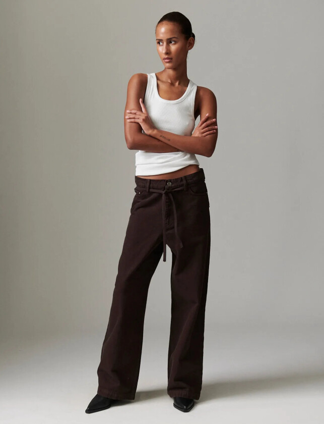 Elijah - Soft Canvas Twill - Brown - 42