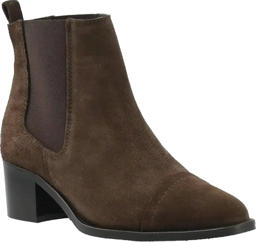 Biacarol Dress Chelsea Boot Suede - Brown - 40
