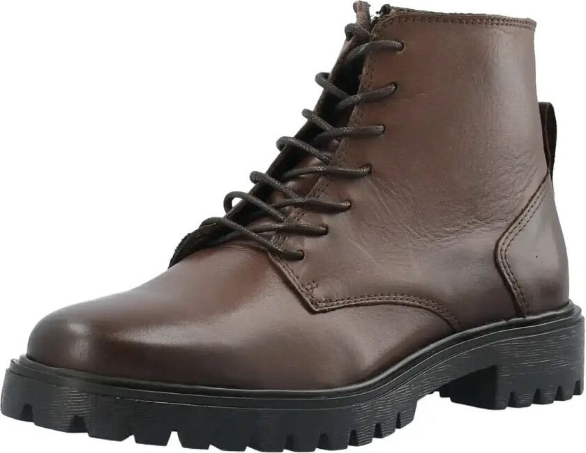 Biagina Lace Up Boot Smooth Leather - Brown - 37