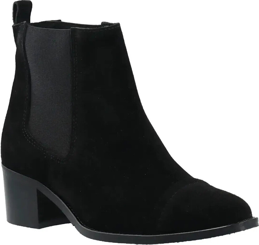 Biacarol Dress Chelsea Boot Suede - Black - 38