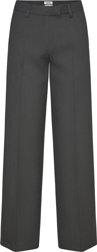 Low Rise Twill Suiting Trousers - Grey - 34