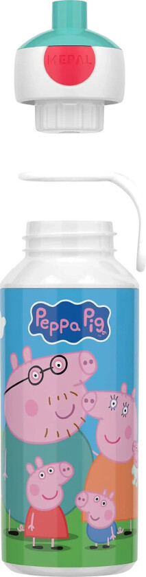 Drikkeflaske Pop-Up Campus Gurli Gris - White - 400 ML