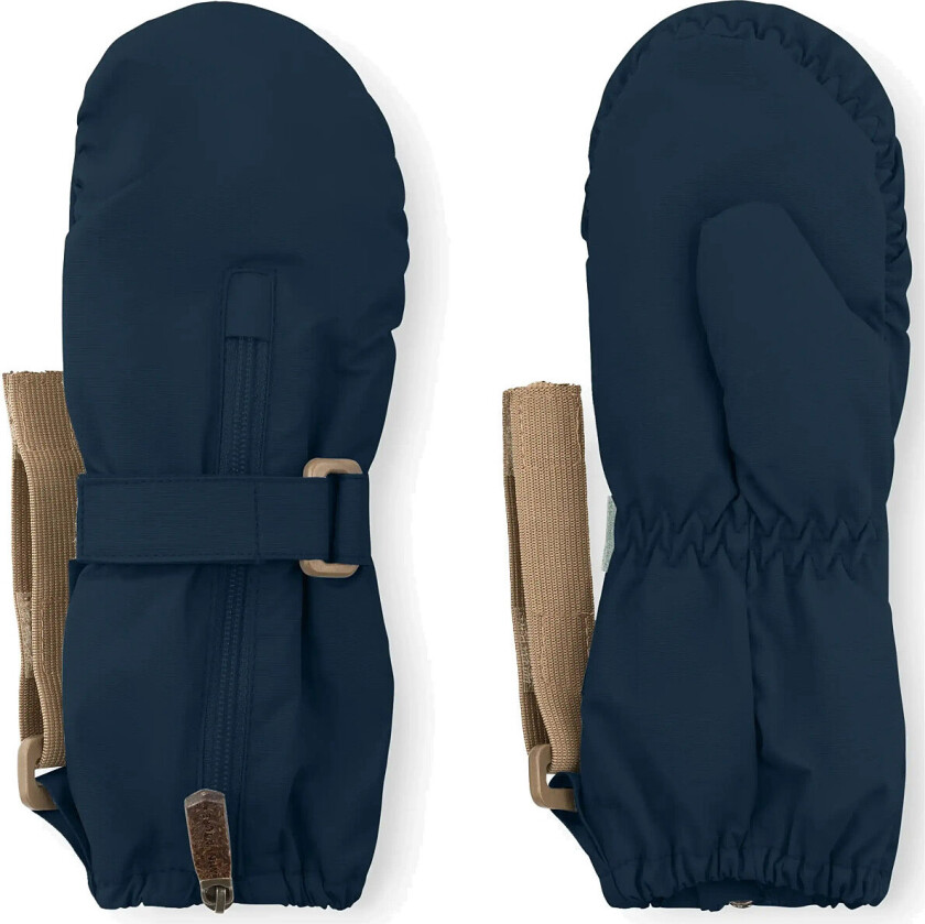 Matcesar Fleece Lined Mittens - Blue - 6-12M