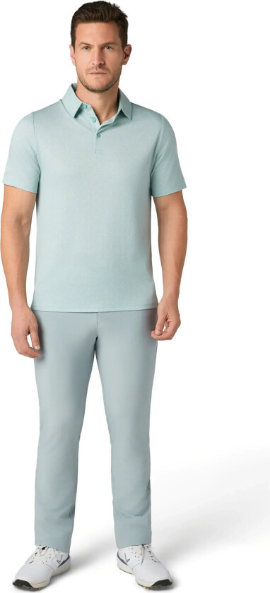 Chev Twill Jacquard Polo - Blue - XL