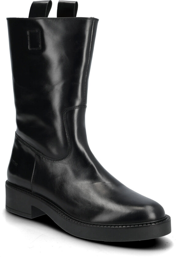 Boots - Flat - Medium Shaft - Black - 40