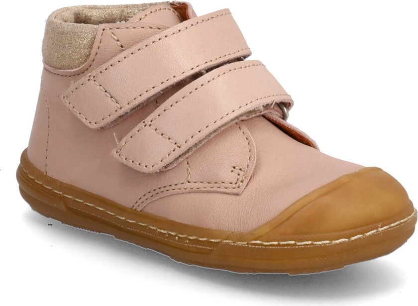 Booties - Flat - With Velcro - Pink - 23