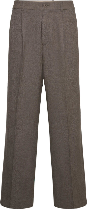 Fire Trousers Wavy Beige Twill-48 - Grey - 40