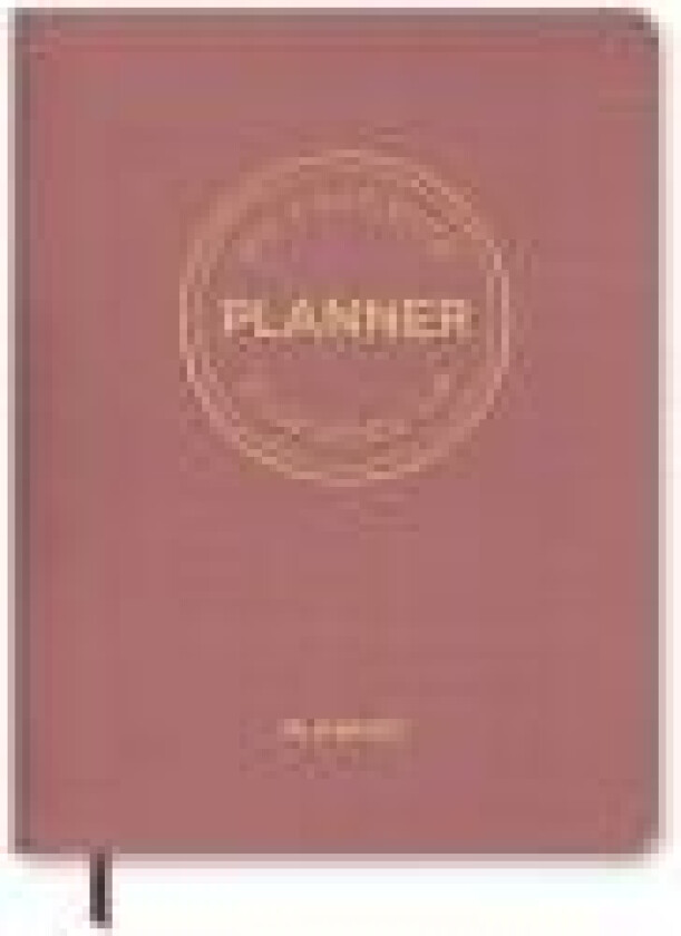 MY FAVORITE PLANNER Dateret 2024 Vintage Rosa   Forlaget Aronsen   Språk: Dansk