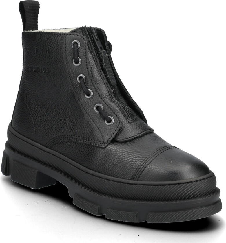 Cph693M Grainy Leather Teddy Black - Black - 42