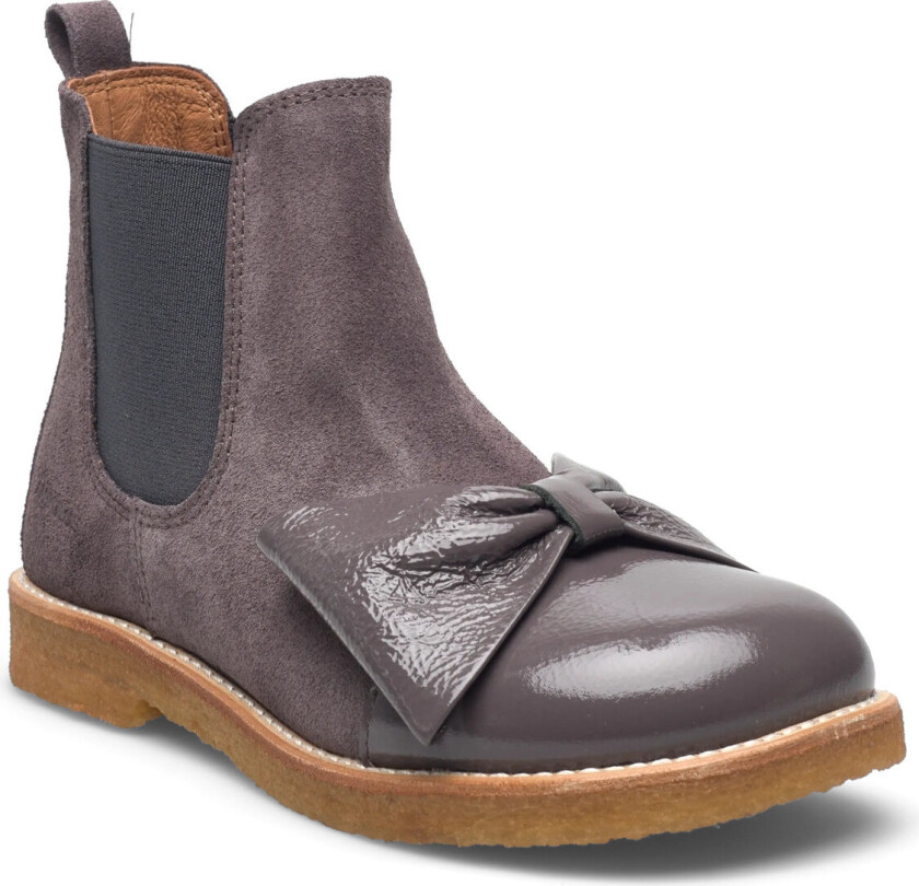 Booties - Flat - With Elastic - Purple - 29