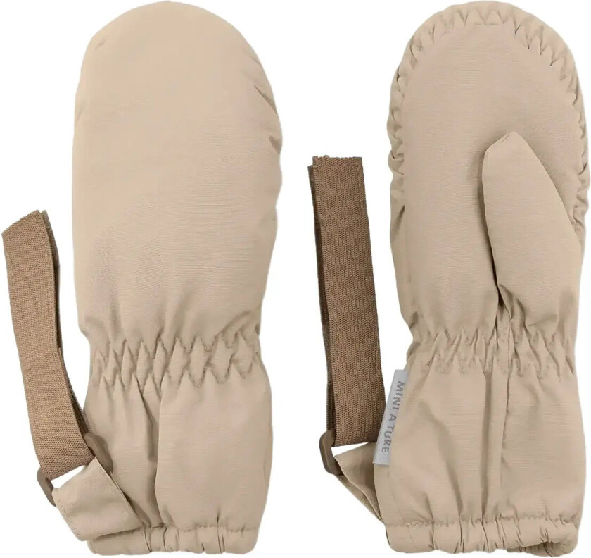 Matcordt Fleece Lined Mittens - Beige - 0-6M