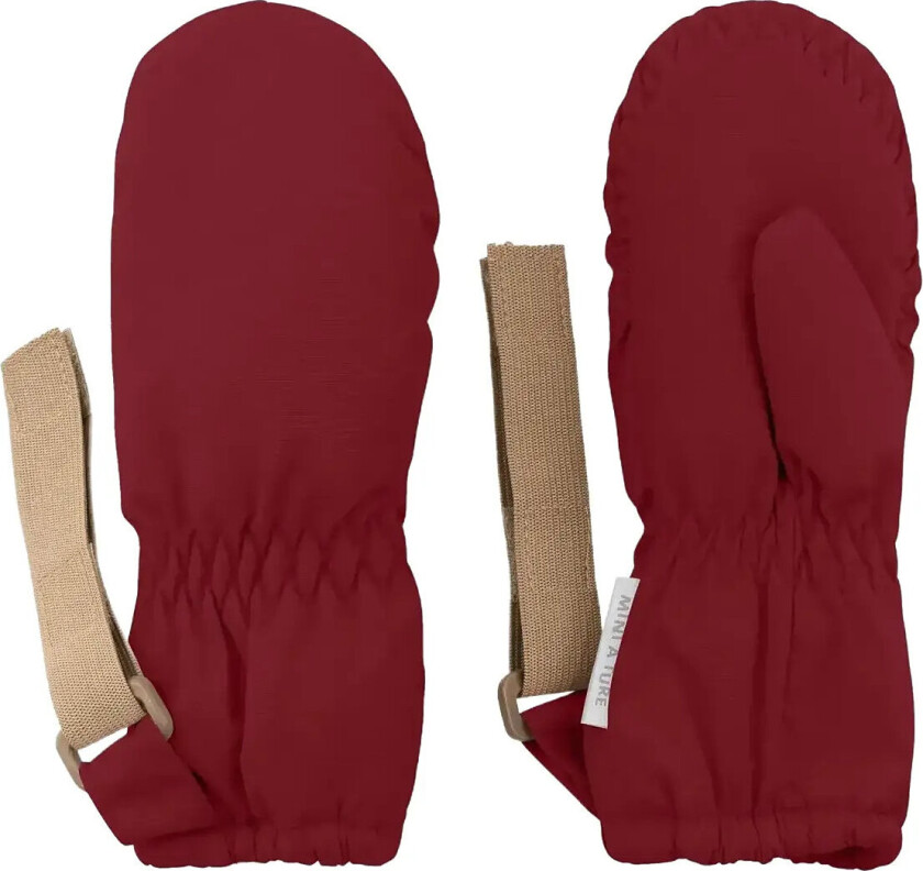 Matcordt Fleece Lined Mittens - Red - 6-12M