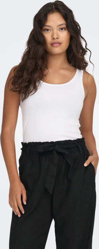 Jdyava S/L Tank Top 180 Jrs Noos - White - XS