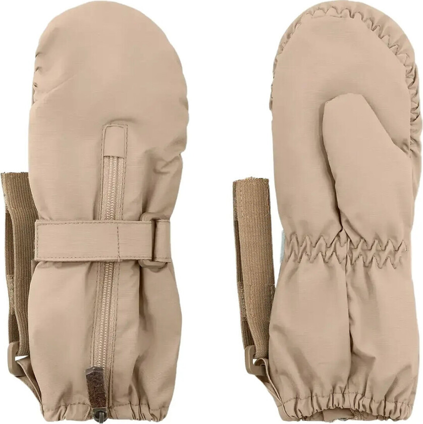Matcesar Fleece Lined Mittens - Beige - 0-6M