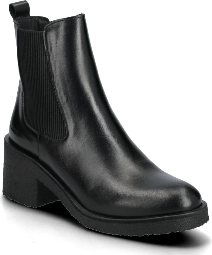 Booties - Flat - With Elastic - Black - 40.5