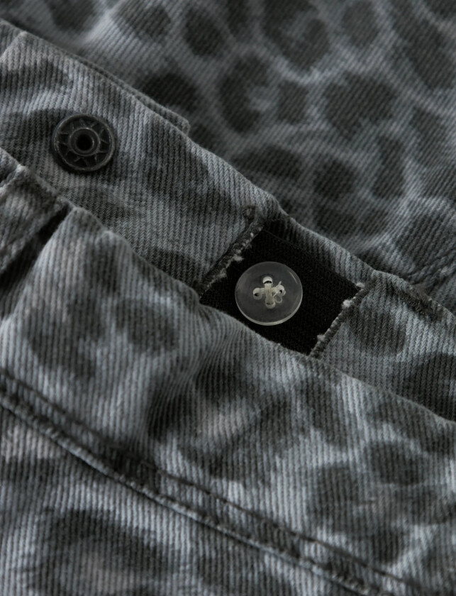 Nkfsalli Twill Hw Skirt 5422-Td N - Grey - 158