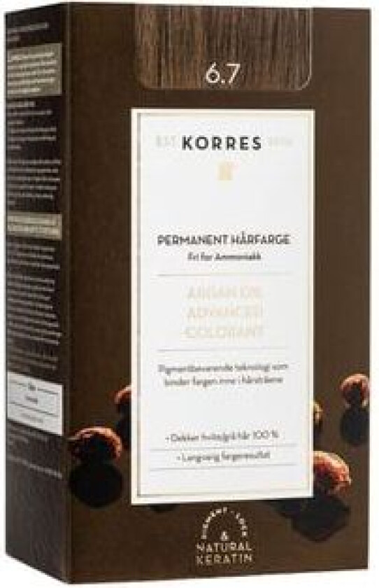 Korres Argan Oil Advanced Colorant 6.7 Cocoa