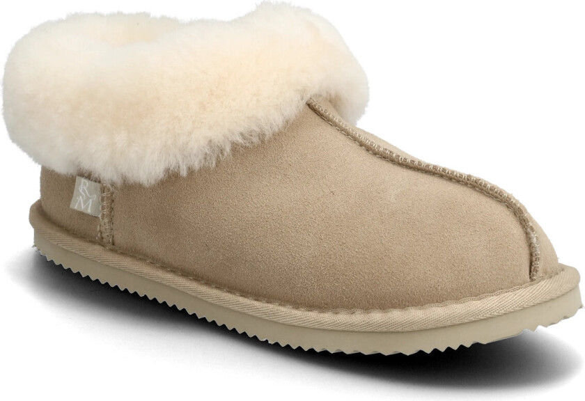 Rhevelyn Leather Closed Ankle Slipp - Beige - 41